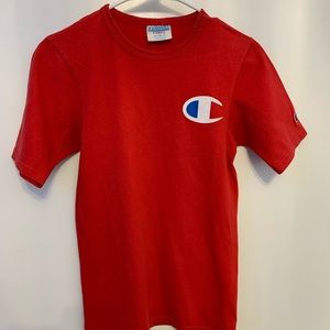Red Champion Short Sleeve T-Shirt